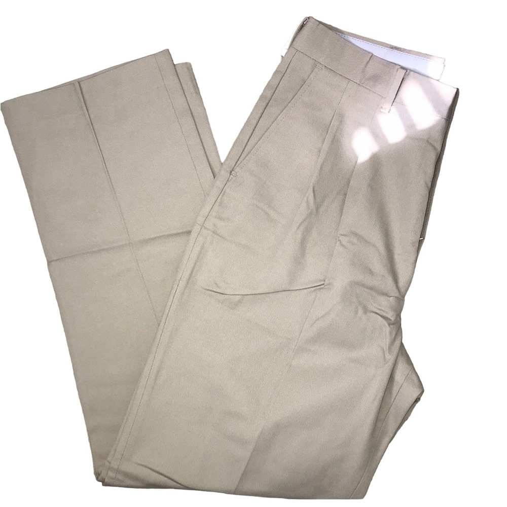 EDWARDS TRADITIONAL PLEATED KHAKIS 34X30